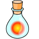 A minute explosion has been captured in this glass jar. Release the stopper to detonate your opponent.