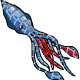 Don't forget your toothbrush with this brightly coloured squid brush. Guaranteed for 150 uses. [Retired Item]