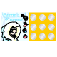 This scratchcard can be used by taking it to the Ice Caves Kiosk, and rubbing off 6 of the 9 circles. 3 of a kind wins a prize!