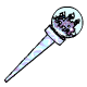 The powerful Snowglobe Staff can attack with the power of a blizzard, or defend against the icy snowball! This is a tempormental item though and doesnt always work for the whole battle...